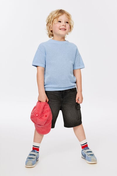 Super Baggy Short, BALMORAL BLACK/CARGO
