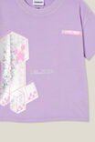 Camiseta - Disney Drop Shoulder Short Sleeve Tee, LCN MIN MINECRAFT CREEPER/LILAC DROP - vista alternativa 2