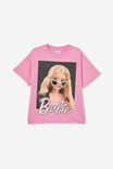 Camiseta - Barbie Drop Shoulder Short Sleeve Tee, LCN MAT BARBIE SUNGLASSES/PINK GERBERA - vista alternativa 4