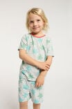 Jordan Short Sleeve Pyjama Set, CLOUD MARLE/GEO STARS - alternate image 1