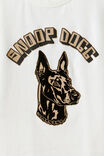 Snoop Dogg Music Drop Shoulder SS Tee, LCN BRA VANILLA/SNOOP DOG - example image 2