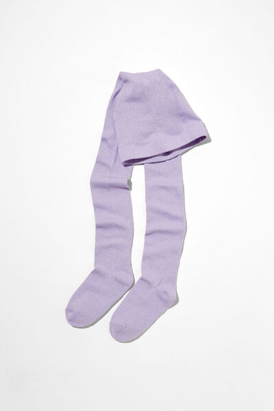 Solid Tights, LILAC DROP SHIMMER