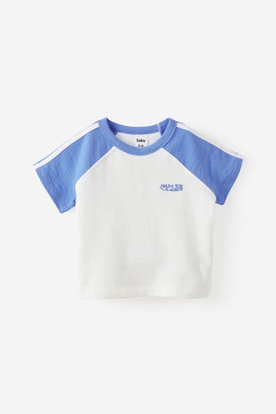 Baby Textured Tee, BLUE BONNET/IDEAS KID