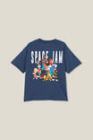 Camiseta - Space Jam License Drop Shoulder Short Sleeve Tee, LCN WB IN THE NAVY/SPACE JAM - vista alternativa 3
