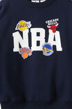 NBA Oversized Crew, LCN NBA SQUID INK/NBA LOGOS - example image 2