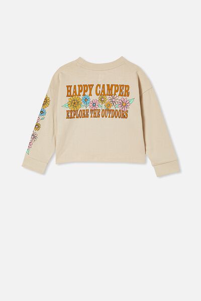 Scout Cropped Long Sleeve Tee, RAINY DAY/HAPPY CAMPER