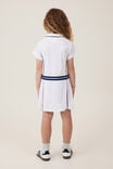Matilda Tennis Dress, WHITE/NAVY - alternate image 3