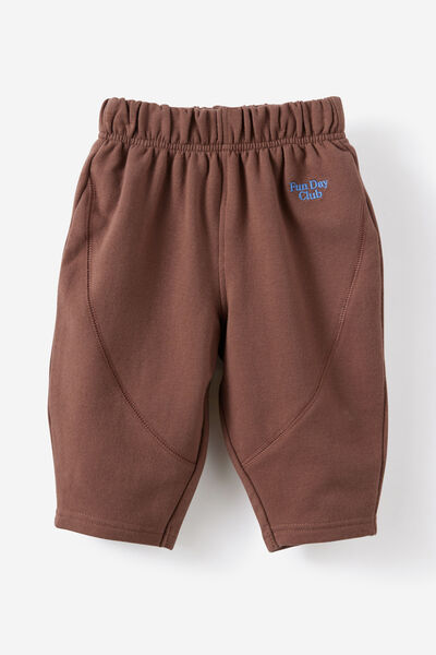 Rory Barrel Trackpant, LIGHT BROWN