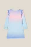 Camiseta - Bluey Maddi Long Sleeve Flutter Nightie, LCN BLU MULTI/CHILLI-BINGO-BLUEY HUGS - vista alternativa 3