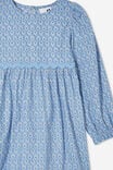 Addison Long Sleeve Dress, DUSK BLUE/PERRY PAISLEY - alternate image 2