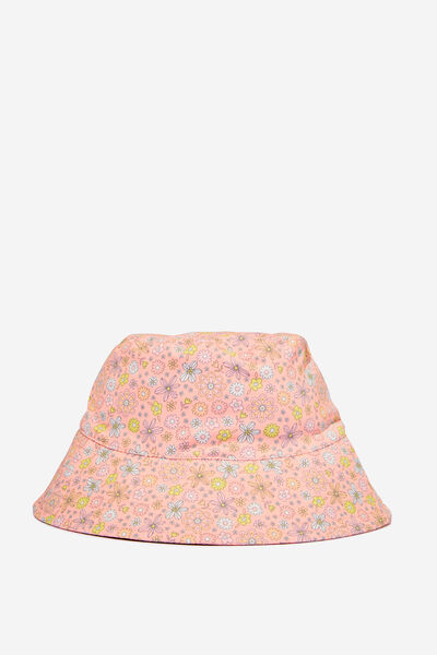 Baby Swim Bucket Hat, CORAL DREAMS/MIMI DITSY