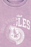 The Crop Short Sleeve Tee, LILAC DROP WASH/OHIO STATE