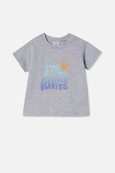 Camiseta - Jamie Short Sleeve Tee, CLOUD MARLE/IM THE FAVOURITE