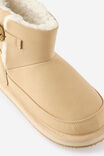 Kids Teddy Lined Buckle Boot, SEMOLINA/BUCKLE - example image 2
