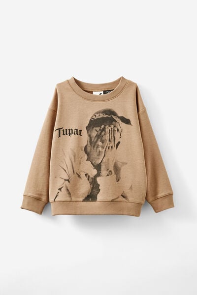 License Felix Fleece Crew Neck, LCN BRA TAUPY BROWN/TUPAC