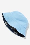 Kids Reversible Bucket Hat, BEACH CLUB/DUSK BLUE - alternate image 3