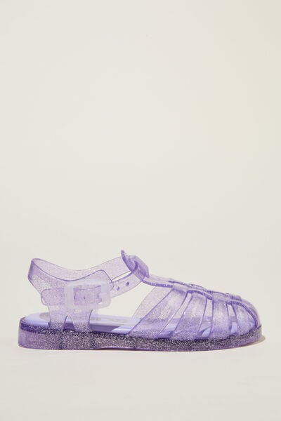 Elsie Jelly Sandal, LILAC DROP GLITTER