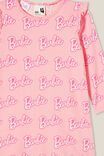 Barbie Maddi Long Sleeve Flutter Nightie, LCN MAT BLUSH PINK/BARBIE SCRIPT - alternate image 2