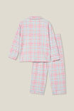 Laila Long Sleeve Pyjama Set, PINK PUNCH/ACADEMIA PLAID - alternate image 3