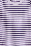 Essential Short Sleeve Graphic Tee, VINTAGE LILAC/ISLAND PUNCH/DENIM NAVY STRIPE - example image 2