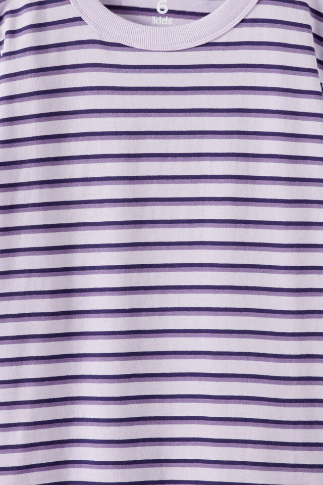 Essential Short Sleeve Graphic Tee, VINTAGE LILAC/ISLAND PUNCH/DENIM NAVY STRIPE
