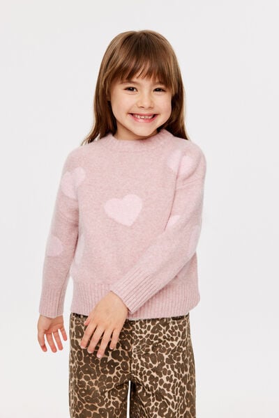 Soft Knit Sweater, ZEPHYR/HEART