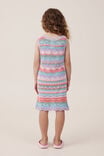 Skylar Crochet Dress, RAINBOW/ PATTERN STRIPE - alternate image 3