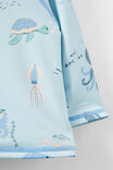 Freddie Rash Vest, FROSTY BLUE/SEA CREATURES - alternate image 2