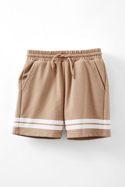 Henry Slouch Short, TAUPY BROWN W/WHITE STRIPE