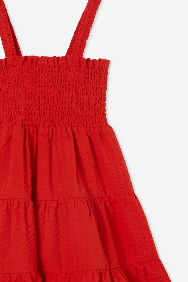 Chantelle Sleeveless Dress, FLAME RED
