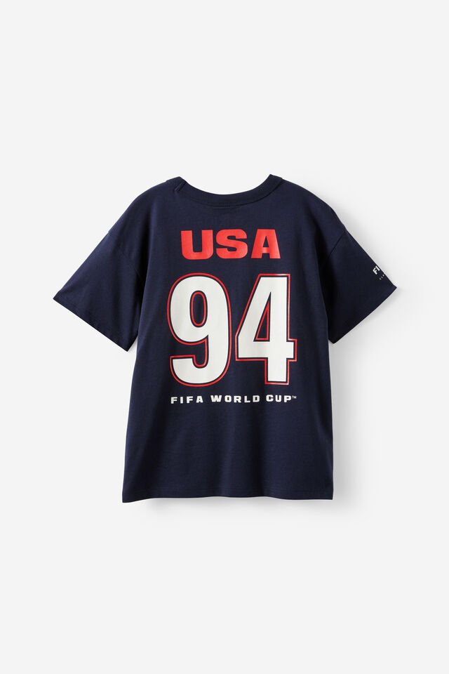 Fifa Drop Shoulder SS Tee, LCN FIFA SQUID INK/ USA WORLD CUP