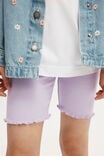 Hailey Bike Short, LILAC DROP RIB - alternate image 4