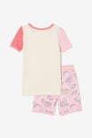 The Little Mermaid Harlow Super Soft Short Sleeve Pyjama Set, LCN DIS DARK VANILLA/ ARIEL BFF - alternate image 3