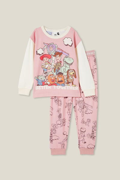 Serena Long Sleeve Pyjama Set Licensed, LCN DIS ZEPHYR/JESSIE & TOY STORY FRIENDS