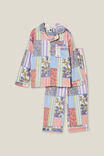 Laila Long Sleeve Pyjama Set, VANILLA/PATCHWORK FLORAL - alternate image 1