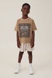 Camiseta - Jonny Short Sleeve Print Tee, TAUPY BROWN/CHASE THE SUN - vista alternativa 2