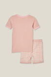 Talia Short Sleeve Pyjama Set, ZEPHYR/UNICORN MEADOW FLORAL - alternate image 3