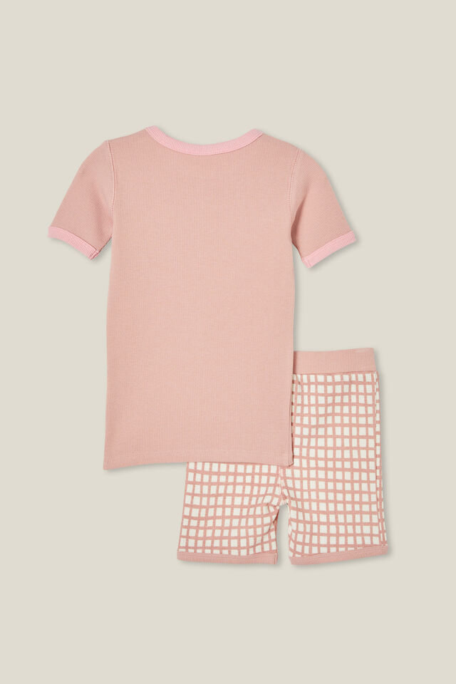 Talia Short Sleeve Pyjama Set, ZEPHYR/UNICORN MEADOW FLORAL