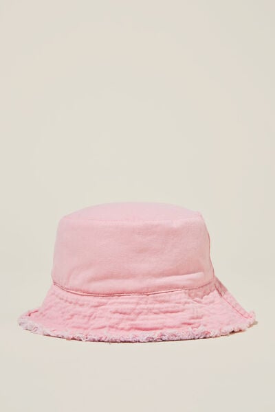 Kids Reversible Bucket Hat, BLUSH PINK/LILAC DROP