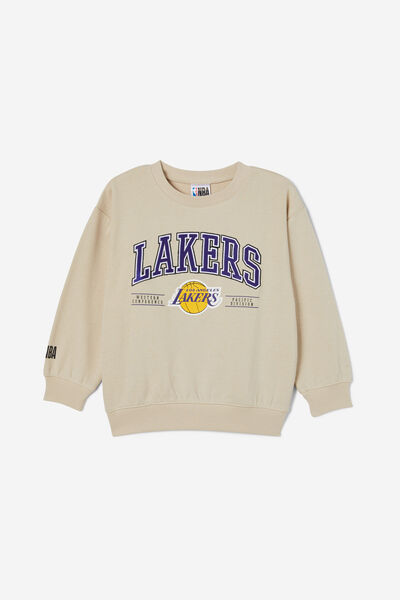 License Felix Fleece Crew Neck, LCN NBA RAINY DAY/LA LAKERS TEAM