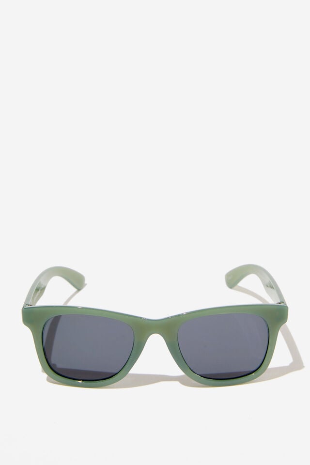 Kids Noah Square Sunglasses, SWAG GREEN/SMOKEY