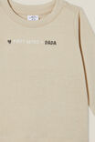 Camiseta - Jamie Long Sleeve Tee, RAINY DAY/FIRST WORD DADA - vista alternativa 2