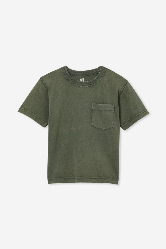 The Essential Short Sleeve Tee, SWAG GREEN WASH