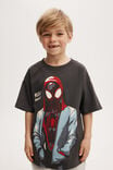 Spiderman Drop Shoulder Short Sleeve Tee, LCN MAR PHANTOM/SPIDERMAN MILES MORALES - alternate image 1