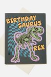Birthday Gift Card, BIRTHDAY SAURUS REX - alternate image 1