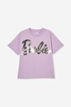 Camiseta - Barbie Drop Shoulder Short Sleeve Tee, LCN MAT BARBIE SPARKLE LOGO/LILAC DROP - vista alternativa 4