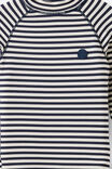 Flynn Long Sleeve Raglan Rash Vest, VANILLA/SQUID INK - example image 2