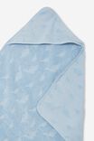 Baby Snuggle Towel, BABY DINO/FROSTY BLUE - alternate image 2