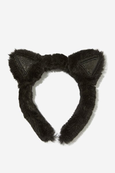 Kids Novelty Headband, PHANTOM/GLITTER CAT EARS