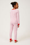 Disney Florence Long Sleeve Pyjama Set, LCN DIS MARSHMALLOW PINK/MICKEY & MINNIE LOVE - alternate image 3